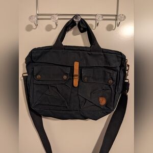 Fjällräven Navy Blue Sling Laptop Messenger Bag